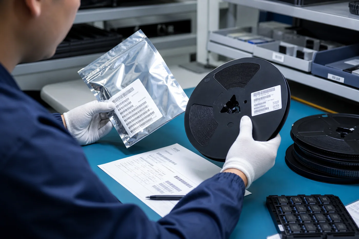 Generic illustration of packaging and label verification