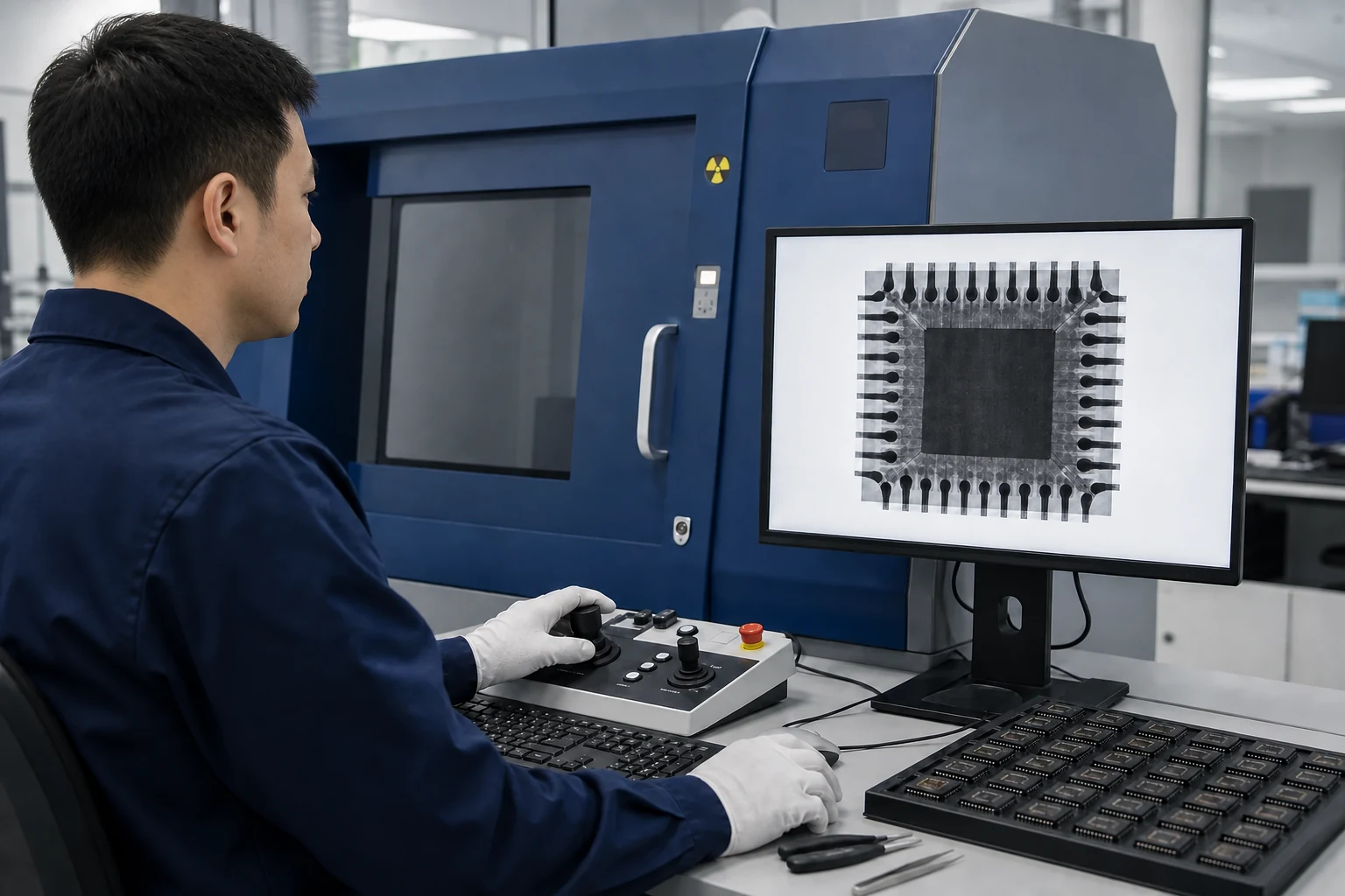 Third-party X-Ray inspection illustration