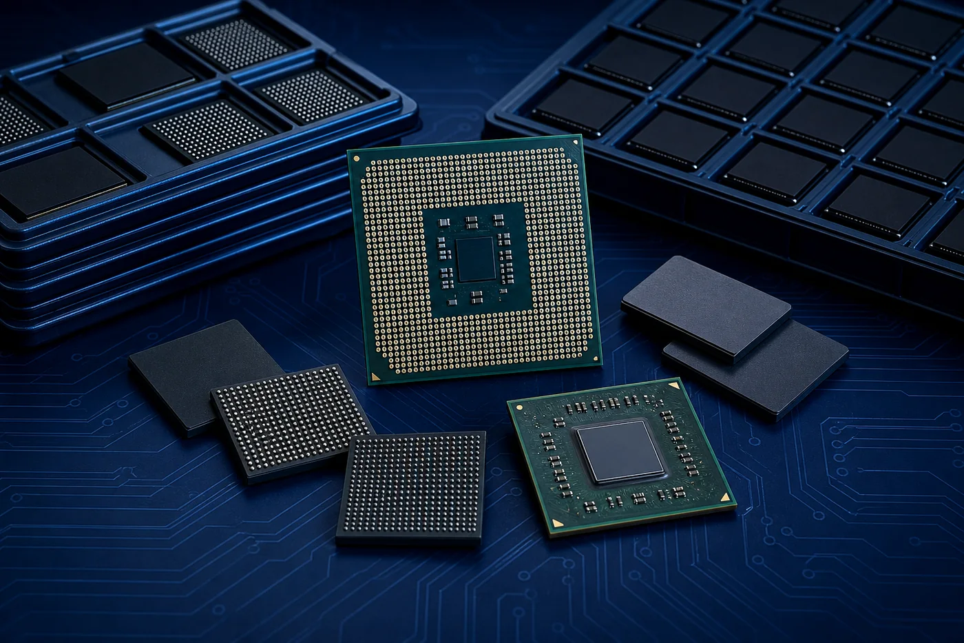 Unbranded memory and processing components
