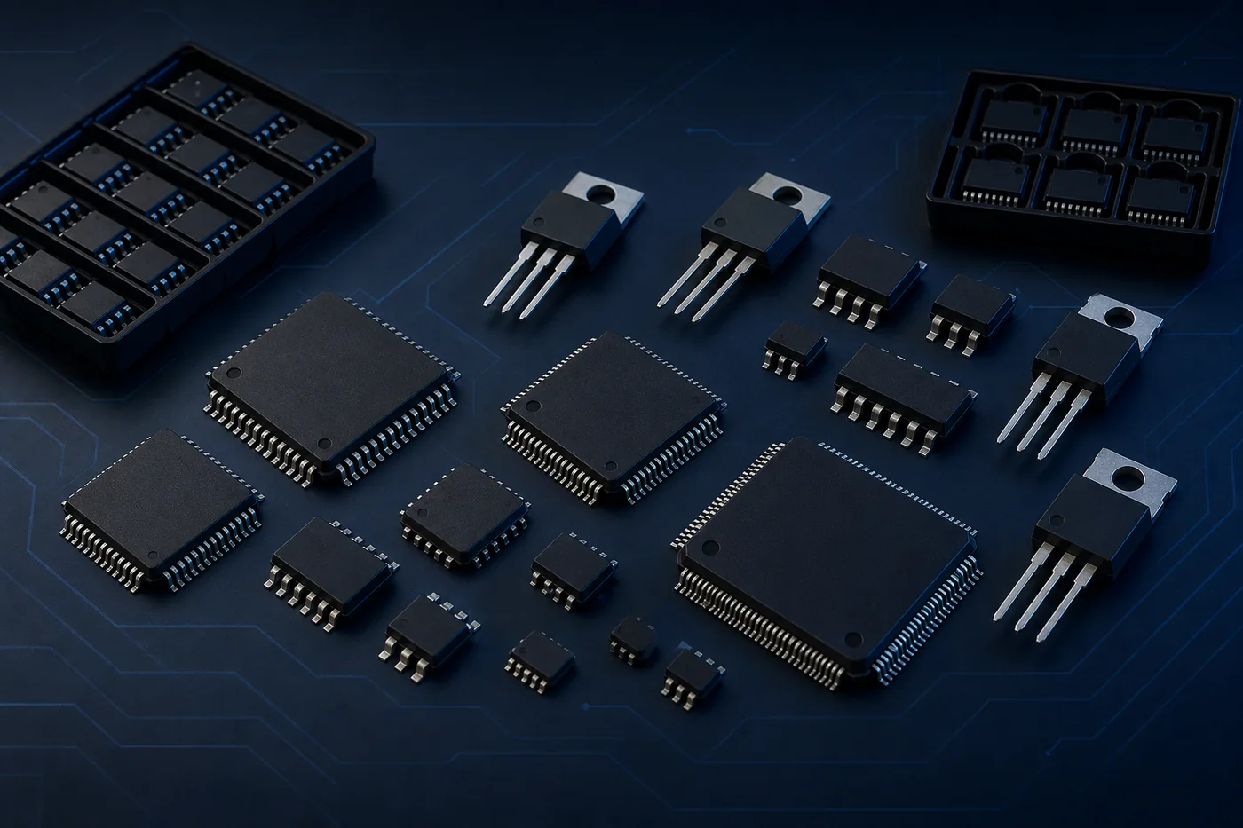Unbranded integrated circuits and semiconductor components